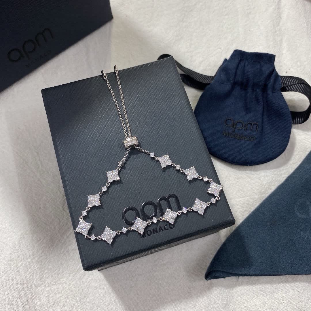 APM Monaco Silver Star Bracelet